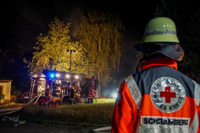 Schramber-Sulgen: Aelterer Bauernhof vollstaendig abgebrannt